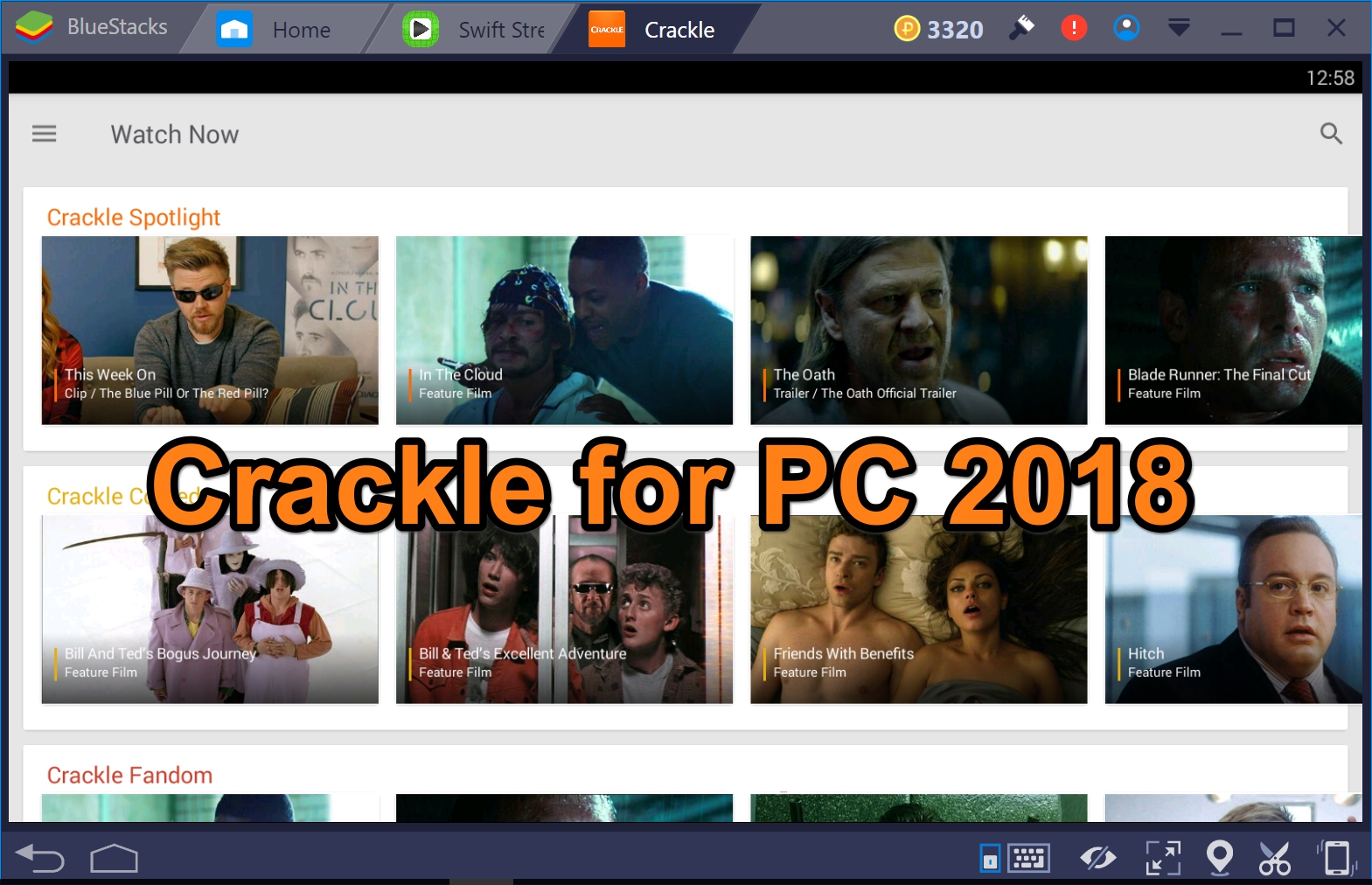 Crackle PC Windows 10