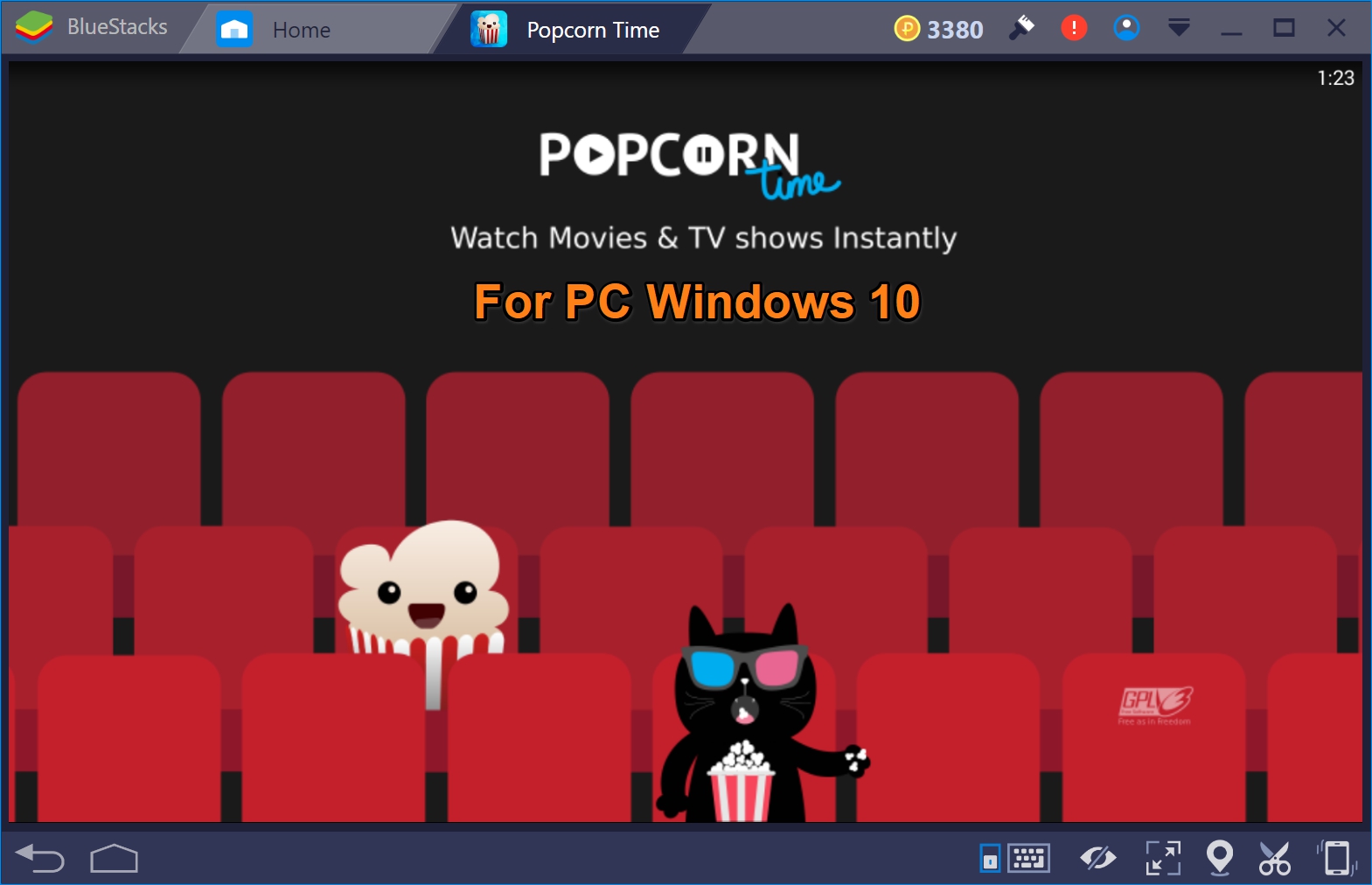 popcorn time pc windows 10