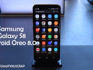 Samsung galaxy S8 Android Oreo 8.0