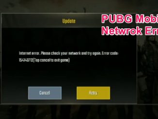 PUBG Mobile Network Error Code Fix