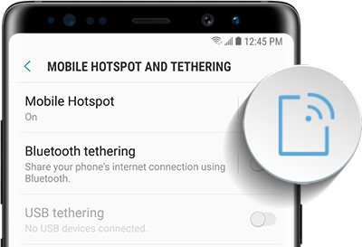 Enable Hotspot Galaxy S9 and S9 plus