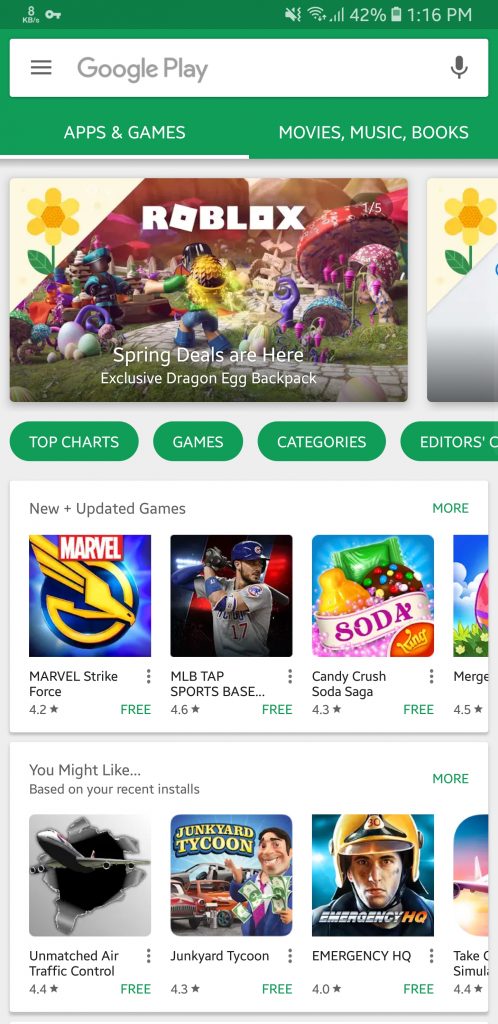 Google Play Store 9.4.18 apk April 2018