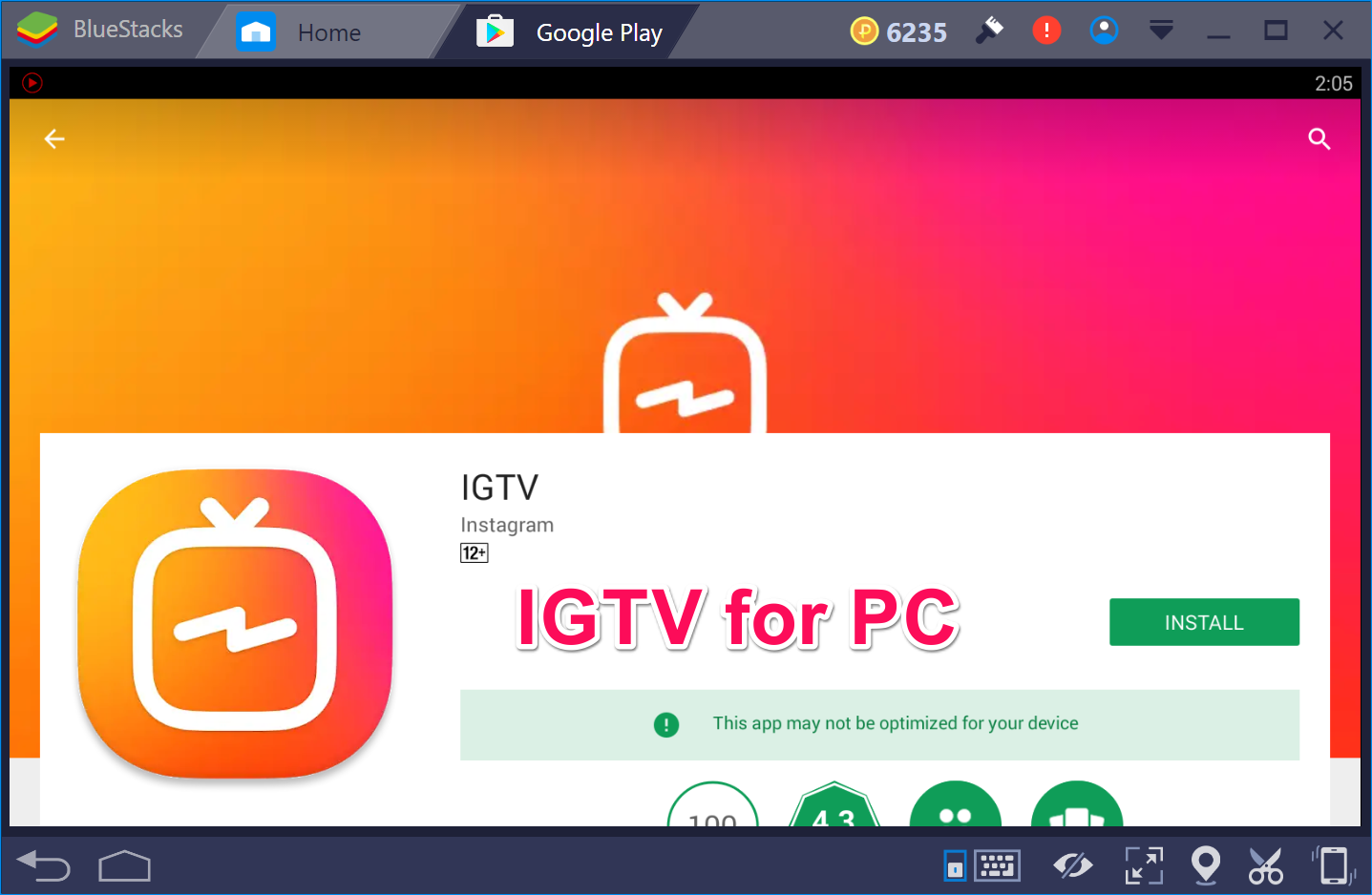 IGTV by Instagram for PC Windows 10
