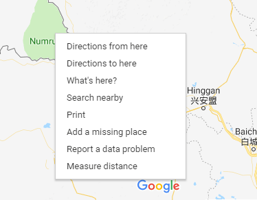 Google Maps Search