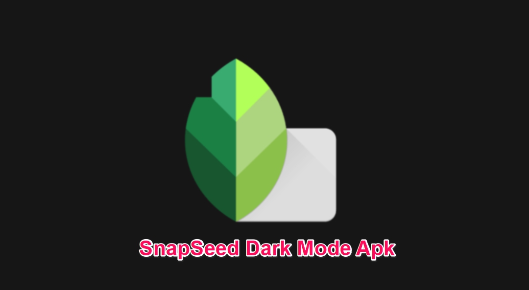 Snapseed Apk Dark mode