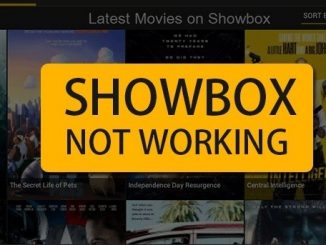 ShowBox App not Working
