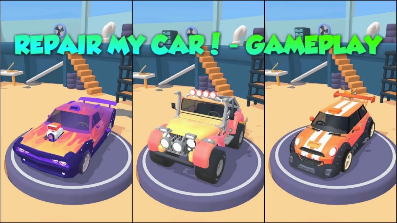 Repair My Car Mod Apk 2.2.7 with Unlimited Coins, Gems and Money Mod