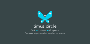 Timus Circle Dark Icon Pack Mod Apk